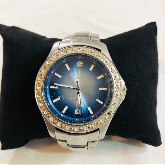 Men’s Blue Fossil Watch - Picture 2 of 4